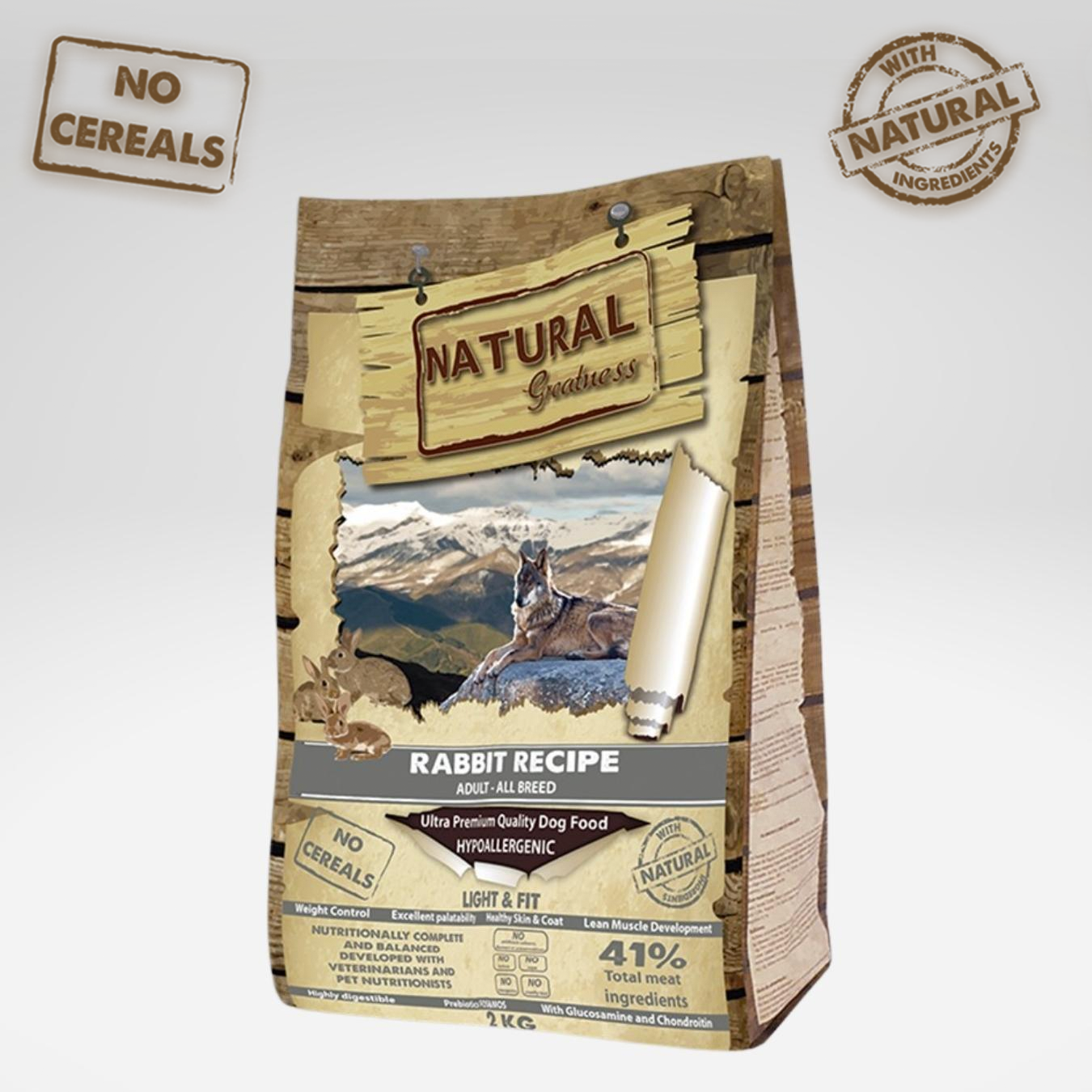 Recette pour chien adulte NG Lapin Light&Fit