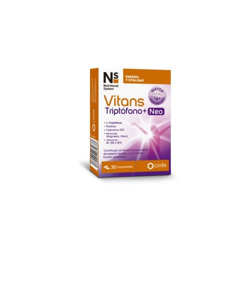Ns Vitans Triptofano 30 + NEO Comprimidos