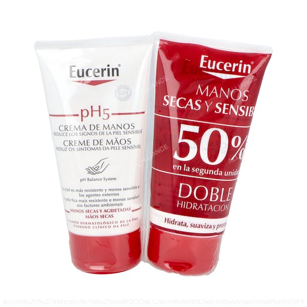 Eucerin Crème Mains pH5 Duplo Pack