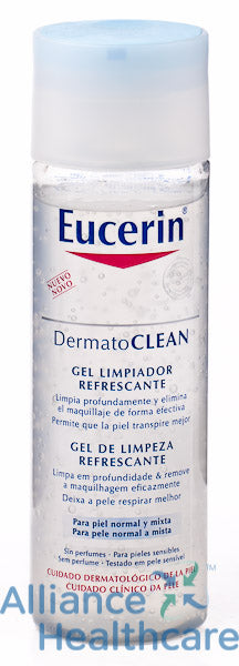 Gel nettoyant rafraîchissant Eucerin Dermatoclean