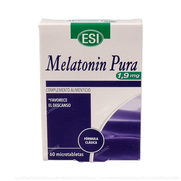 Melatonina Pura 1,9 mg 60 Microtabletas ESI