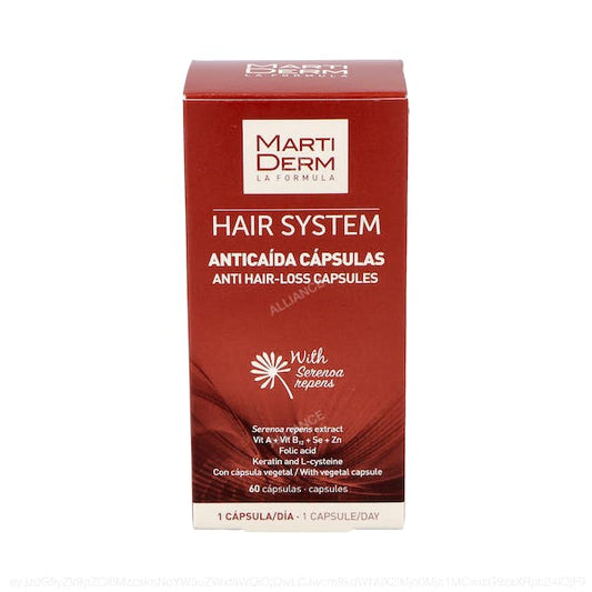 MARTIDERM HAIR SYSTEM ANTICAIDA 60 CAPSULAS
