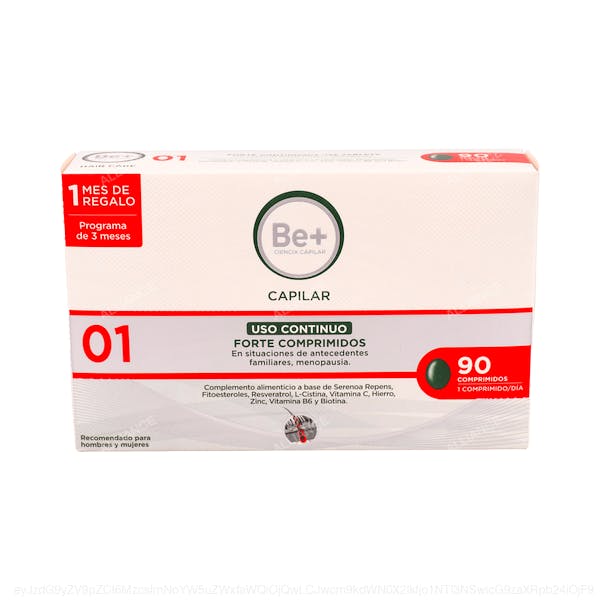 BE+ CAPILAR ANTICAIDA CONTINUO FORTE 90 COMPRIMIDOS