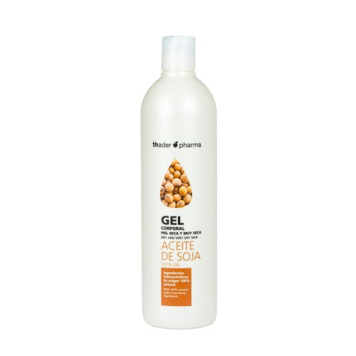 Gel douche à l'huile de soja
