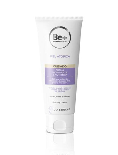 Be+ Crème Hydratante et Nourrissante pour Peaux Atopiques 400ml
