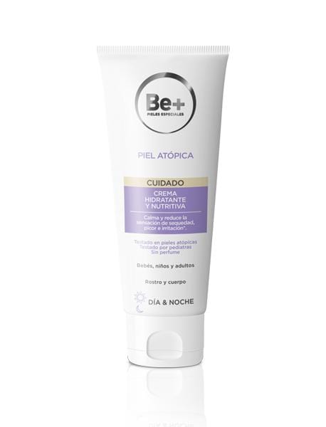 Be+ Crème Hydratante et Nourrissante pour Peaux Atopiques 400ml