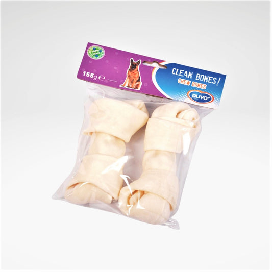 Os en cuir naturel 14 cm (2 unités)