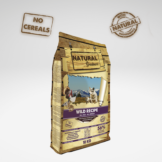 Croquettes NG Wild Recipe 10 kg pour chiens de tous âges et de toutes races