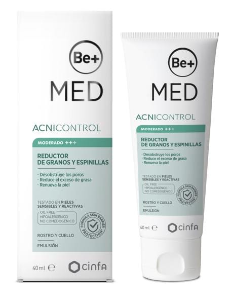 Be+ Med Acnicontrol Réducteur de boutons et points noirs 40 ml