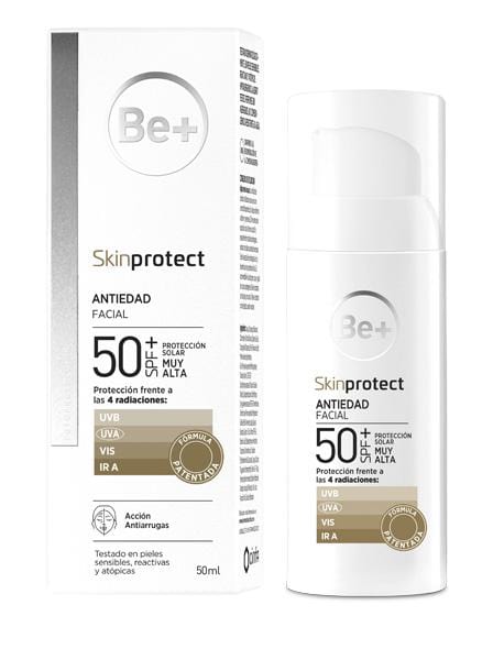 Crème solaire visage anti-âge BE+ SPF 50 50 ml