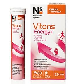 NS Vitans Energy + 20 comprimés effervescents