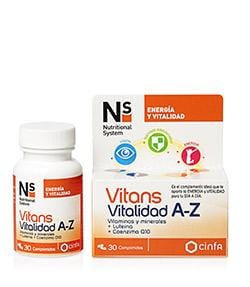Vitamines et minéraux Vitans Vitality AZ, 30 comprimés